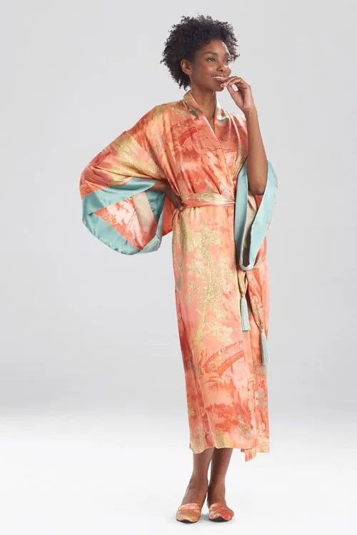 Sansui Silk Robe