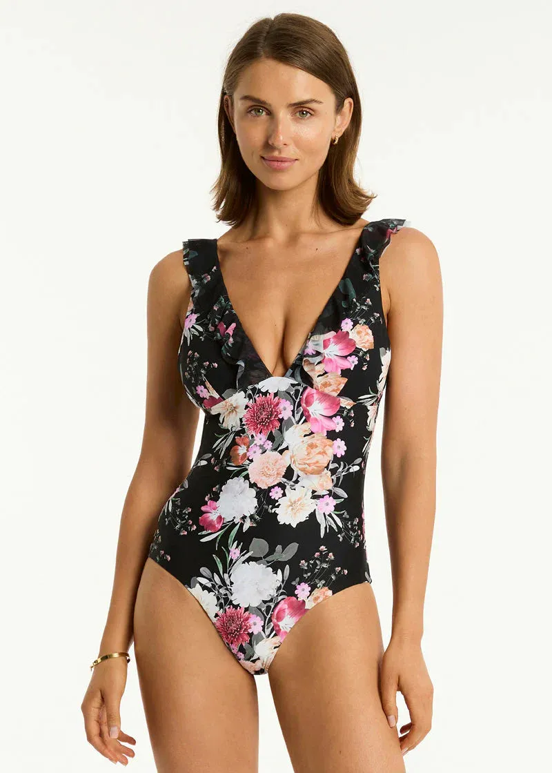 Sea Level Belle Frill Plunge Fullpiece