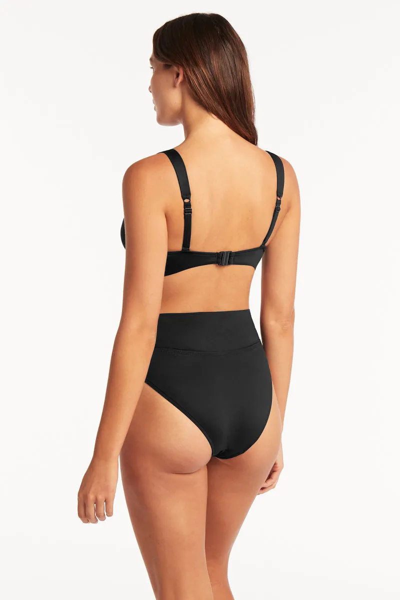 Sea Level Eco Essentials Wrap High Waist Bikini Bottom