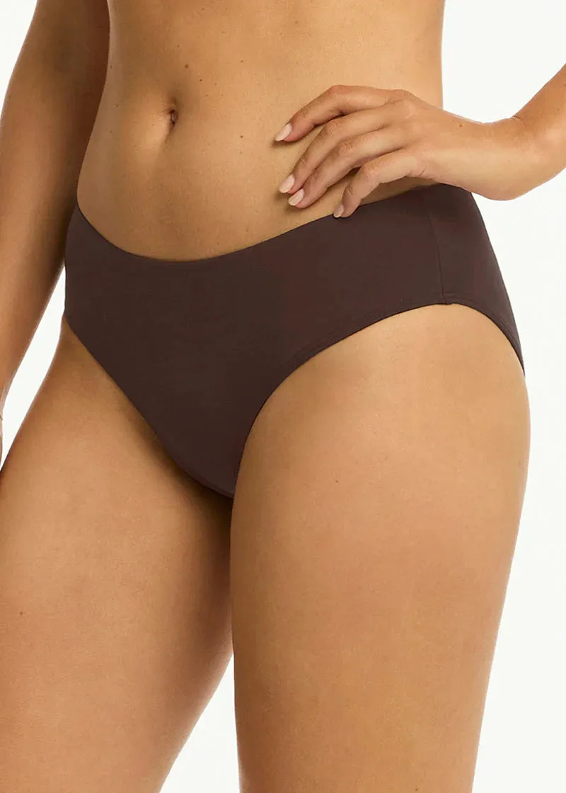 Sea Level Essentials Mid Bikini Bottom