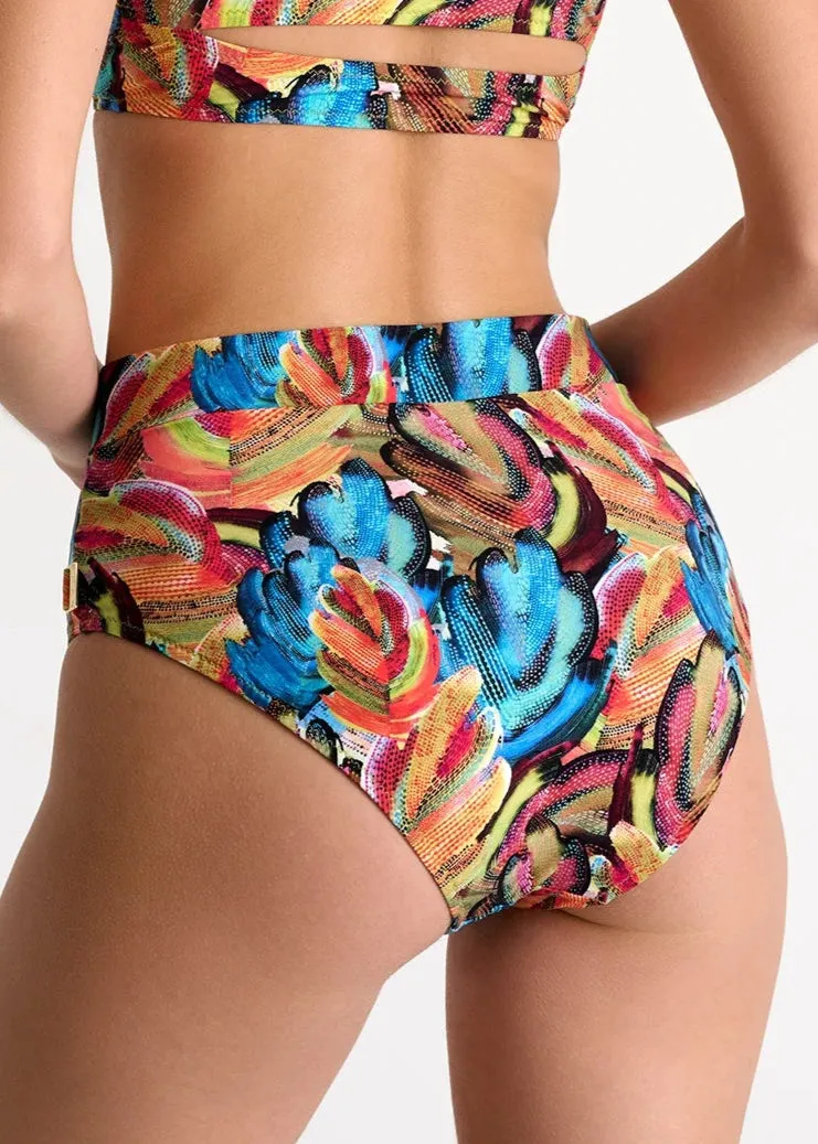 Shan Intemporel High Waist Bikini Bottom - Rio Print