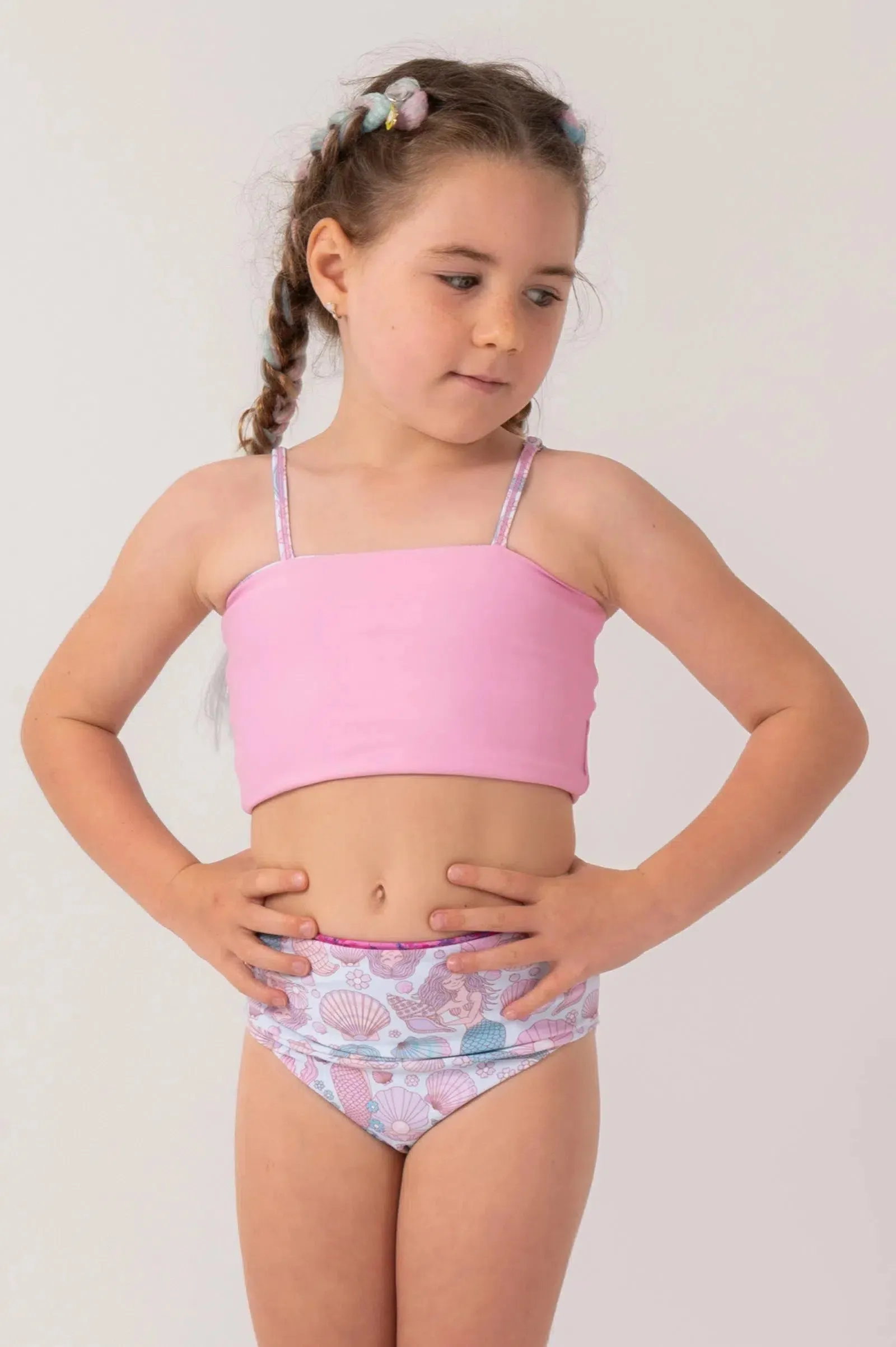 Silky Kids Adjustable Bikini Top - Mermaidia Aqua