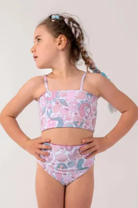 Silky Kids Adjustable Bikini Top - Mermaidia Aqua