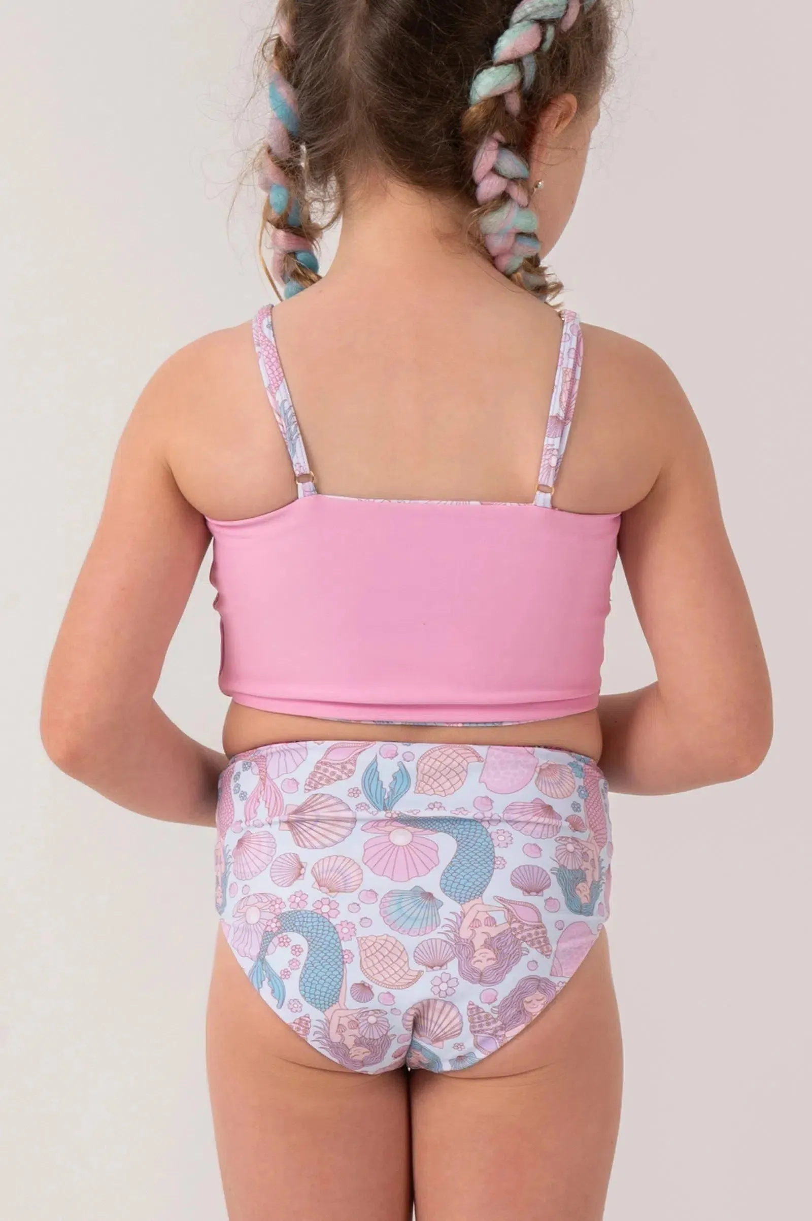 Silky Kids Adjustable Bikini Top - Mermaidia Aqua