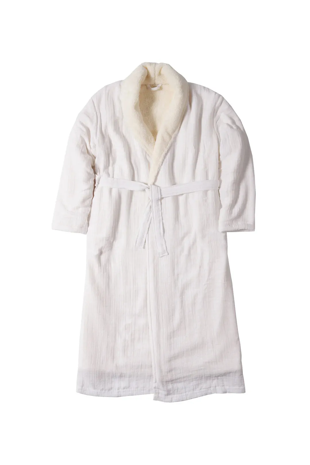 Tofino Towel Boreal Unisex Robe | White   Grey