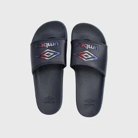 Umbro Mens Thumb Print Slide Blue/Multi _ 182084 _ Blue