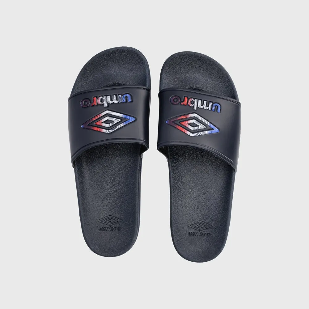 Umbro Mens Thumb Print Slide Blue/Multi _ 182084 _ Blue