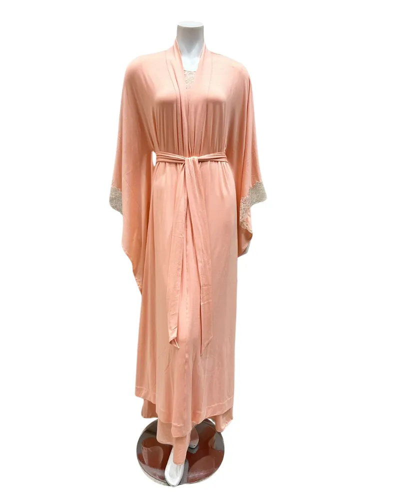 Verdiani Apricot Butterfly Effect Modal Morning Robe