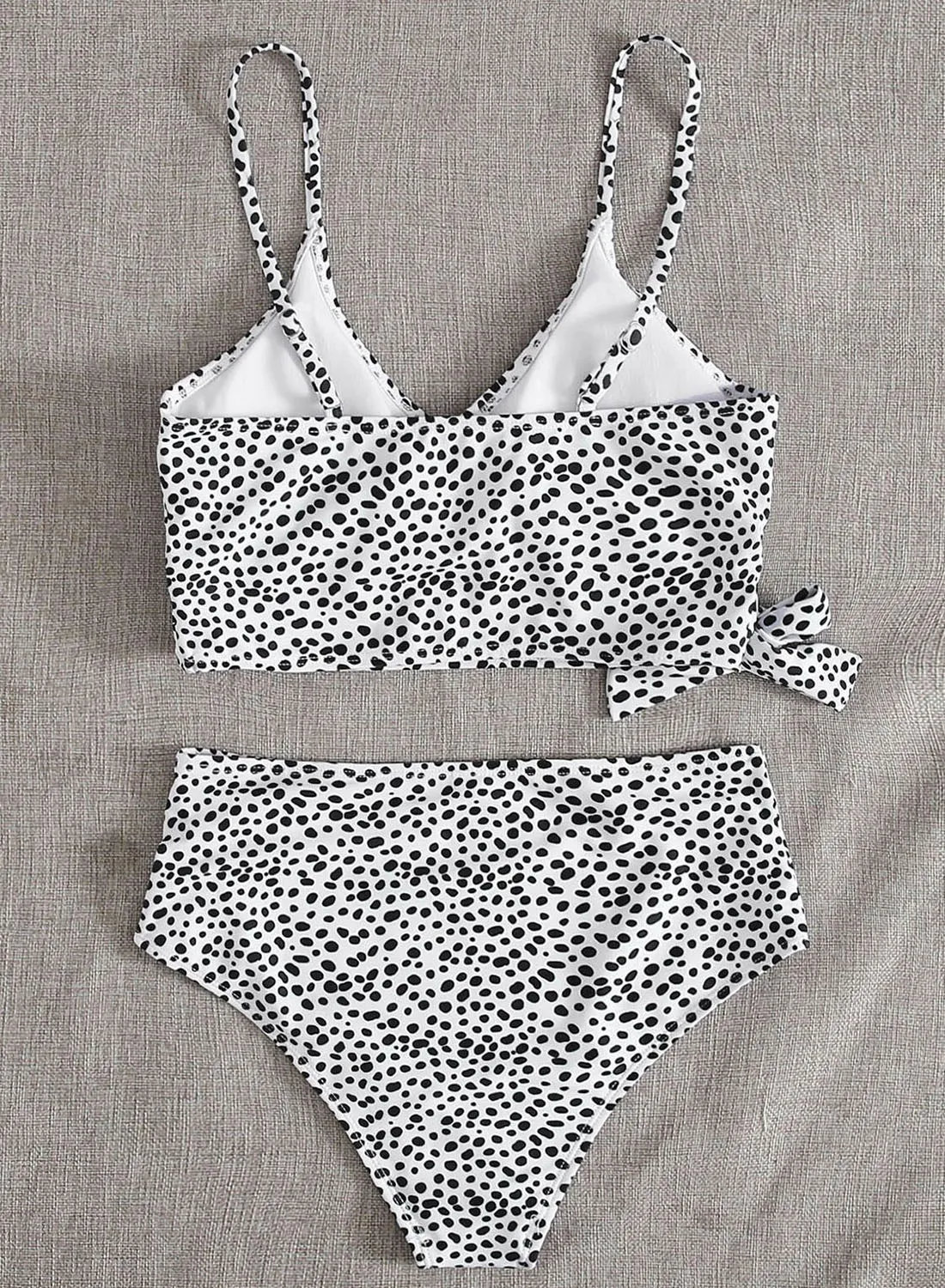 Women's Bikinis Leopard Knot Front Bikinis
