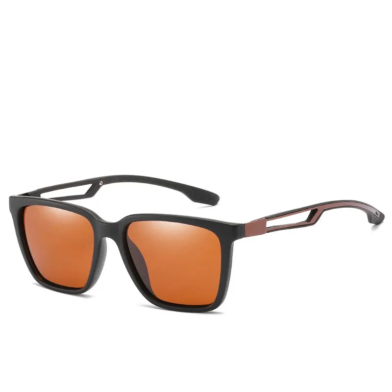 ZENOTTIC Square Watfarer Style Polarized Sunglasses. Retro Outdoor Anti-Glare UV400 Shades
