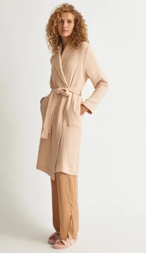 ZOEY Robe in Ballet Pink